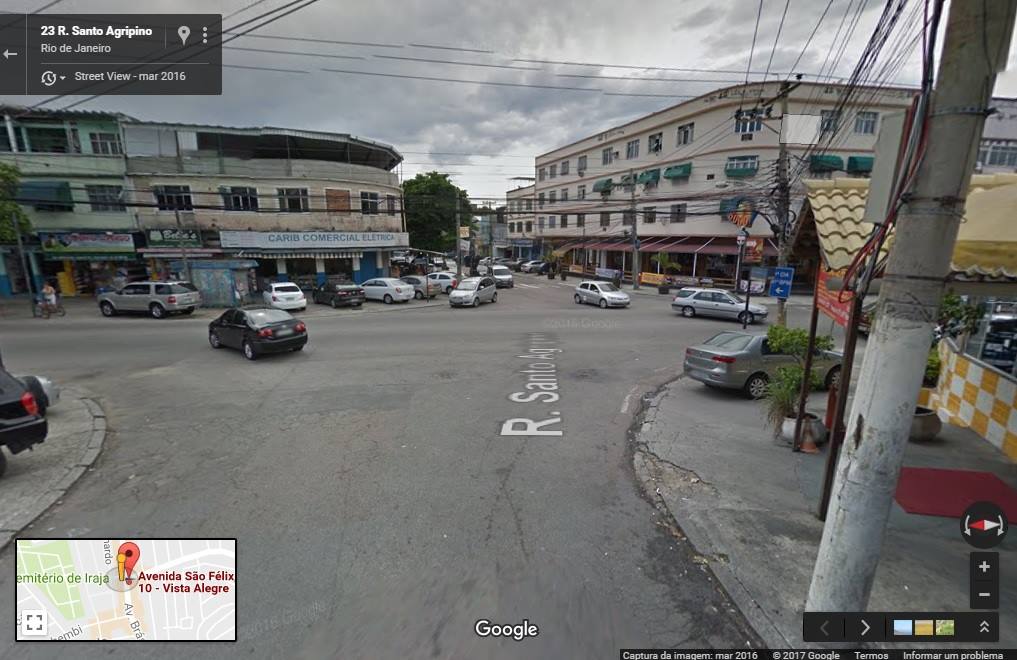 Esquina da Av. Brás de Pina com a São Félix 2, em Vista Alegre 